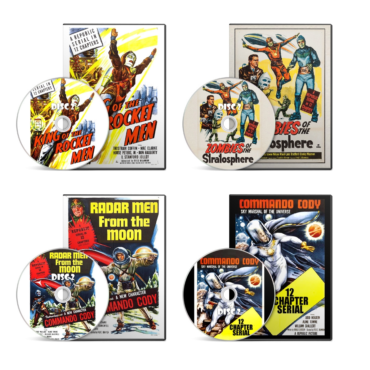 Buy Complete Movie Serial Cliffhanger Collections on DVD