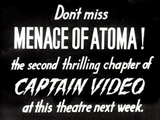 Captain Video, Master of the Stratosphere (1951) Sci-Fi, Adventure (2 x DVD)