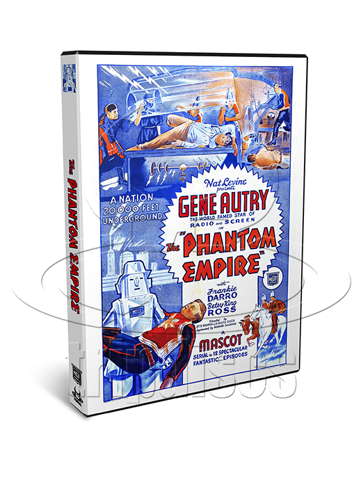 The Phantom Empire (1935) Musical, Sci-Fi, Western (2 x DVD)