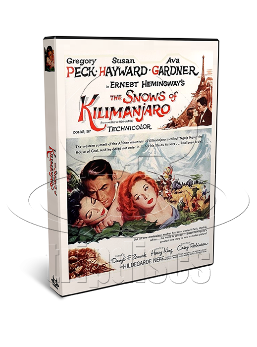 The Snows of Kilimanjaro (1952) Adventure, Drama, Romance (DVD)