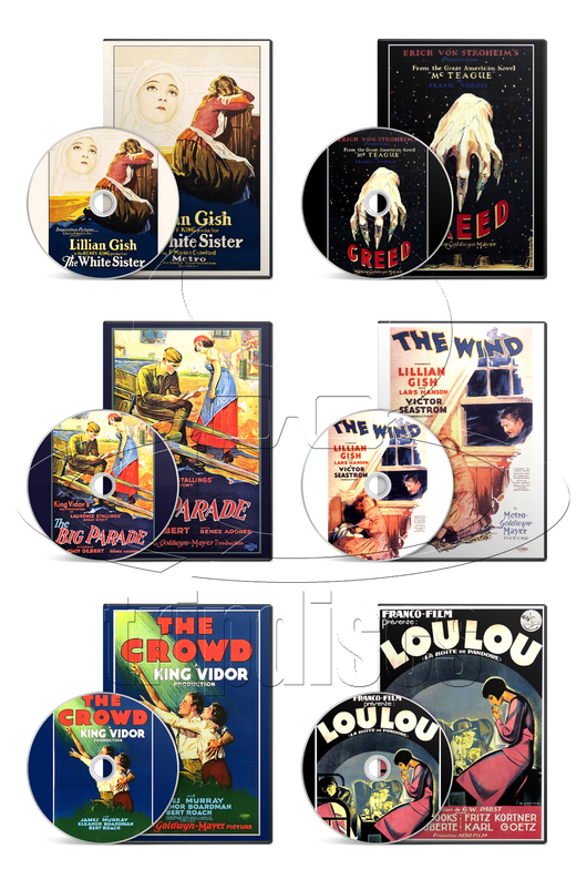 6 x Movie Collection: The White Sister (1923), Greed (1924), The Big Parade (1925), The Wind (1928), The Crowd (1928), Pandora's Box (1929) (6 x DVD)