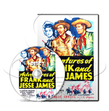 Adventures of Frank and Jesse James (1948) Action, Adventure, Western (2 x DVD)