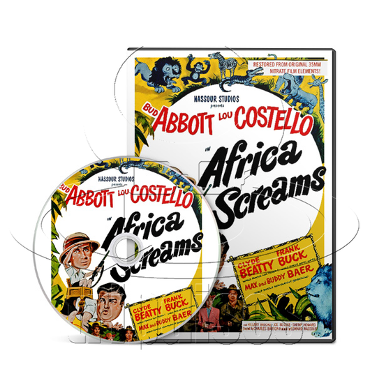 Africa Screams (1949) Action, Adventure, Comedy (DVD)