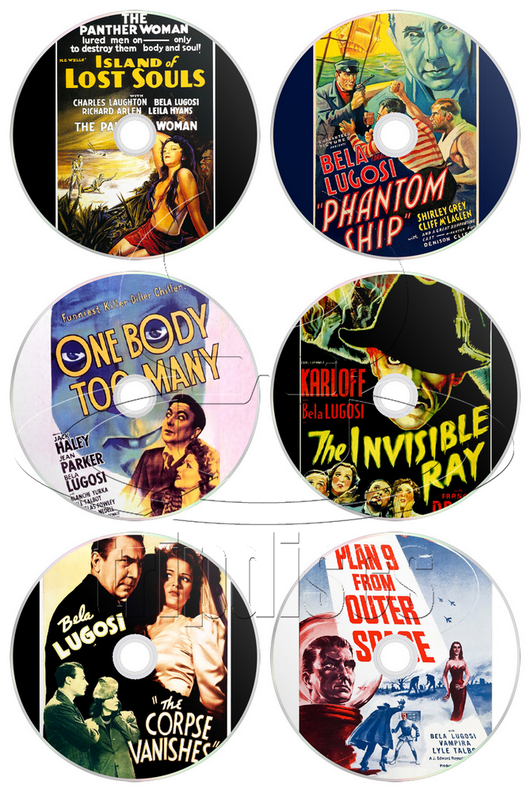 Bela Lugosi Collection Volume 3 (1932-1959) Horror, Sci-Fi, Mystery, Thriller, Drama, Comedy (6 x DVD)