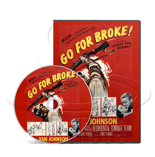 Go for Broke! (1951) Drama, History, War (DVD)