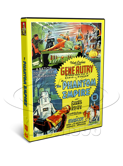 The Phantom Empire (1935) Musical, Sci-Fi, Western (2 x DVD)