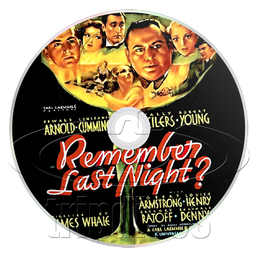 Remember Last Night? (1935) Comedy, Crime, Mystery (DVD) Visually Enhanced