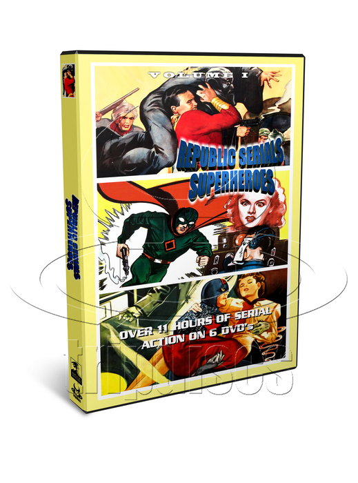 Republic Serials Superheroes Volume 1 (1941-1944) Action, Adventure, Sci-Fi, Fantasy (6 x DVD)