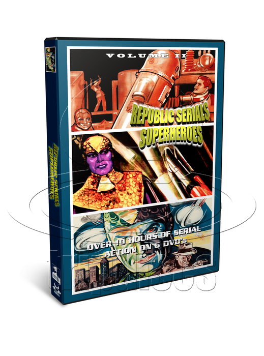 Republic Serials Superheroes Volume 2 (1940-1950) Action, Adventure, Sci-Fi, Crime (6 x DVD)