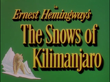 The Snows of Kilimanjaro (1952) Adventure, Drama, Romance (DVD)