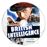 British Intelligence (1940) Romance, Thriller, War (DVD)