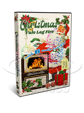 Christmas Yule Log Fire - 3 Hours of Video - 18 Hours of Music Over 6 Audio Tracks (2 x DVD)