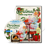 Christmas Yule Log Fire - 3 Hours of Video - 18 Hours of Music Over 6 Audio Tracks (2 x DVD)