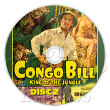 Congo Bill, King of the Jungle (1948) Action, Adventure, Mystery (2 x DVD)