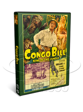 Congo Bill, King of the Jungle (1948) Action, Adventure, Mystery (2 x DVD)