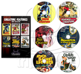 Creature Features Movie Collection (1954-1961) Horror, Sci-Fi, Fantasy, Comedy, Romance (6 x DVD)