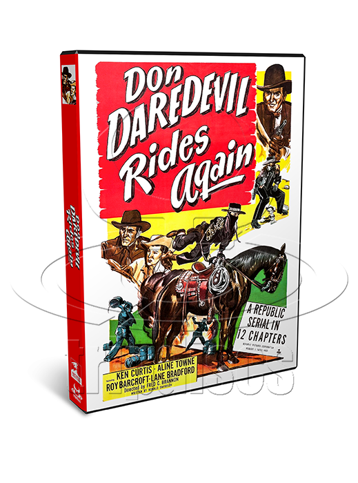 Don Daredevil Rides Again (1951) Western (2 x DVD)