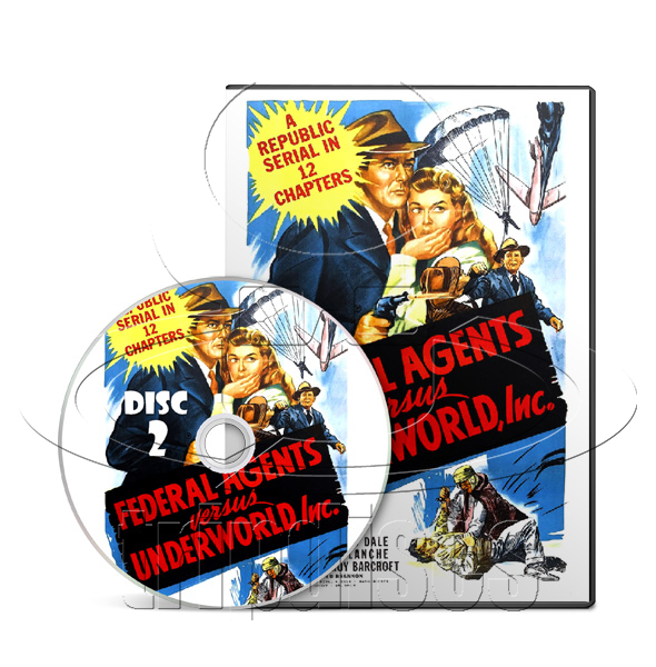 Federal Agents vs. Underworld, Inc. (1949) Crime, Drama (2 x DVD)