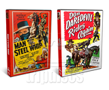 Man with the Steel Whip (1954) + Don Daredevil Rides Again (1951) Western (4 x DVD)