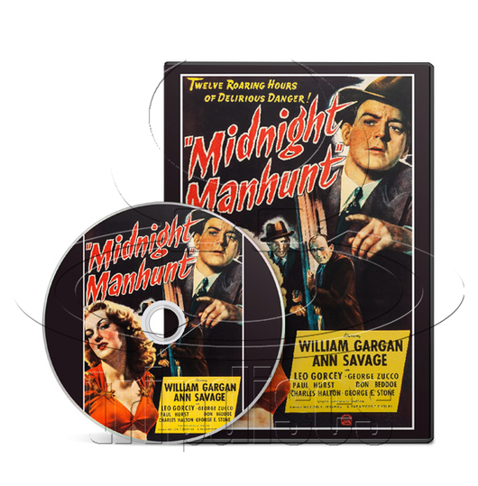 Midnight Manhunt (1945) Comedy, Crime, Mystery (DVD)