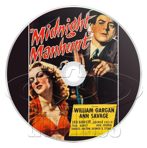 Midnight Manhunt (1945) Comedy, Crime, Mystery (DVD)