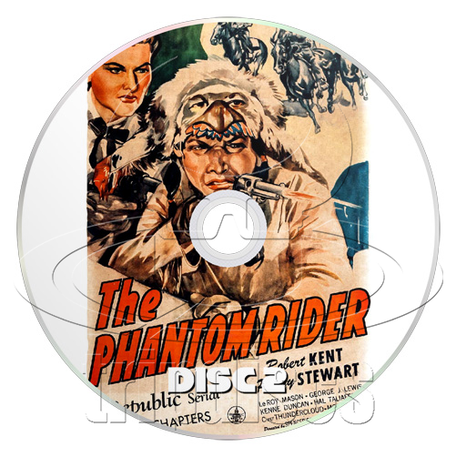 The Phantom Rider (1946) Action, Adventure, Western (2 x DVD)