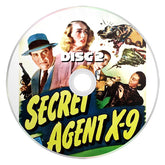 Secret Agent X-9 (1945) Action, Adventure (2 x DVD)