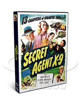 Secret Agent X-9 (1945) Action, Adventure (2 x DVD)