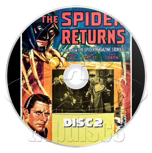 The Spider Returns (1941) Action, Crime, Adventure (2 x DVD)