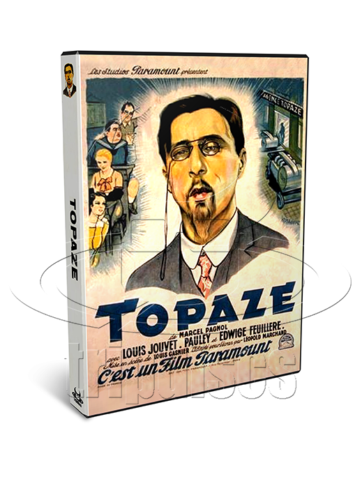 Topaze (1933) (Louis Jouvet) Comedy, Drama (DVD) French Language Only, No Subtitles