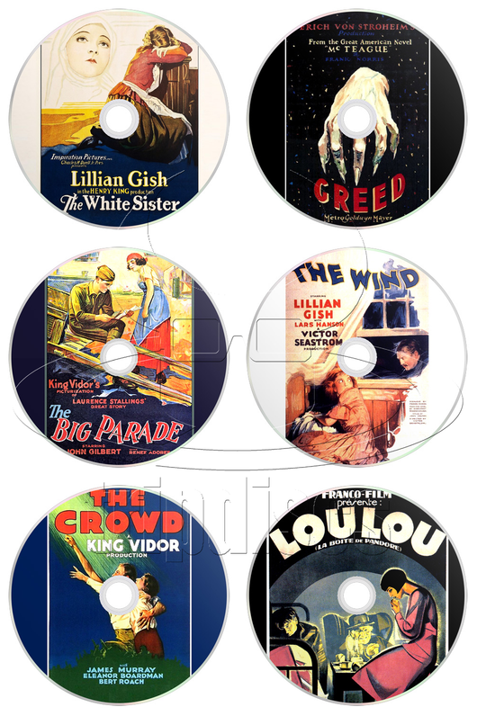 6 x Movie Collection: The White Sister (1923), Greed (1924), The Big Parade (1925), The Wind (1928), The Crowd (1928), Pandora's Box (1929) (6 x DVD)