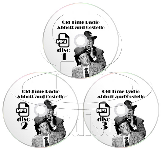 Abbott and Costello - Old Time Radio Collection (OTR) (3 x mp3 CD)