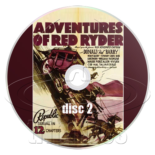 Adventures of Red Ryder (1940) Action, Adventure, Western (2 x DVD)