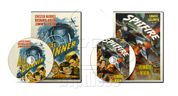 Aerial Gunner (1943) Spitfire (The First of the Few) (1942) War, Drama, Adventure, Biography (2 x DVD)