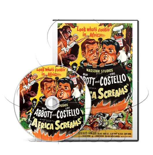 Africa Screams (1949) Action, Adventure, Comedy (DVD)