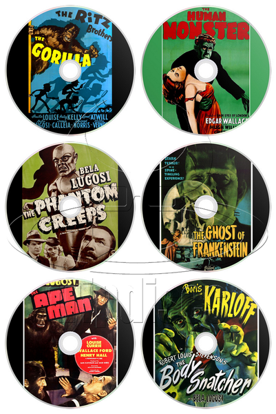 Bela Lugosi Collection Volume 2 (1939-1945) Crime, Horror, Mystery, Thriller, Sci-Fi, Drama, Comedy (6 x DVD)