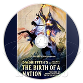 The Birth of a Nation (1915) Drama, History, Romance, Silent (DVD)