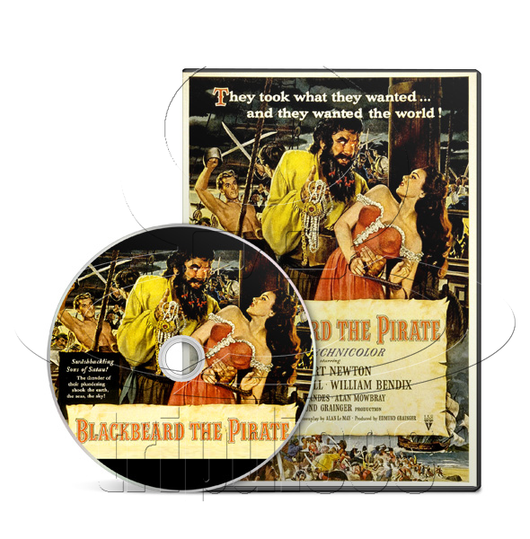 Blackbeard, the Pirate (1952) Adventure (DVD)