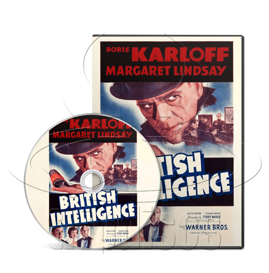 British Intelligence (1940) Romance, Thriller, War (DVD)