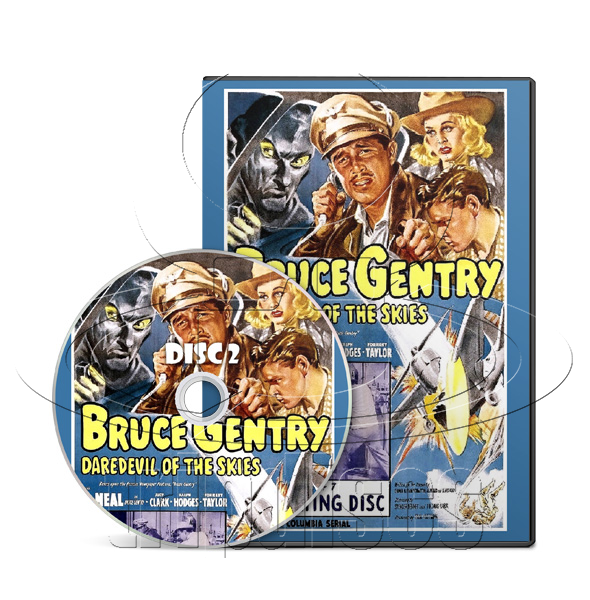 Bruce Gentry - Daredevil of the Skies (1949) Action, Adventure, Crime (2 x DVD)