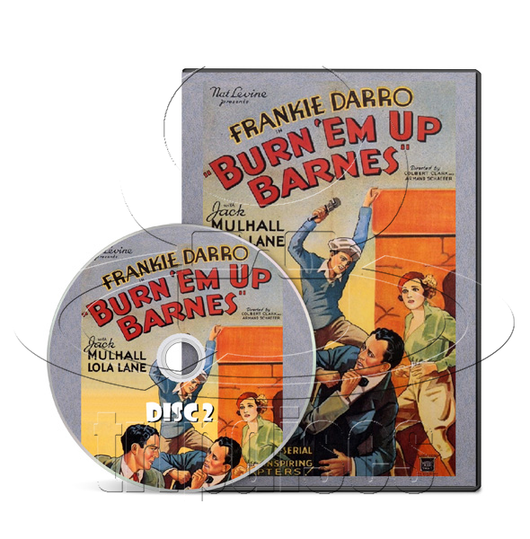 Burn 'Em Up Barnes (1934) Action, Adventure (2 x DVD)