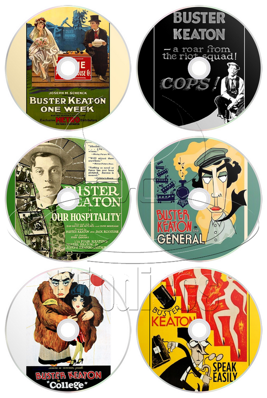 Buster Keaton Movie Collection (1920-1932) Comedy, Family, Action, Adventure, Romance, Drama, Thriller (6 x DVD)