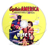 Captain America (1944) Action, Adventure, Sci-Fi (2 x DVD)