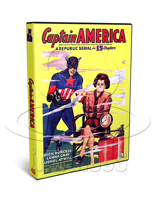 Captain America (1944) Action, Adventure, Sci-Fi (2 x DVD)