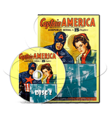 Captain America (1944) Action, Adventure, Sci-Fi (2 x DVD)
