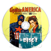 Captain America (1944) Action, Adventure, Sci-Fi (2 x DVD)