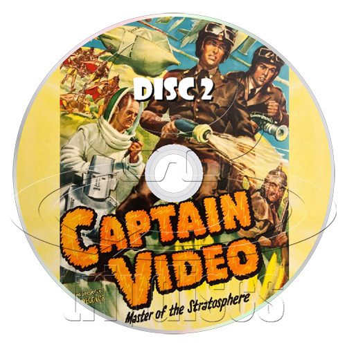 Captain Video, Master of the Stratosphere (1951) Sci-Fi, Adventure (2 x DVD)