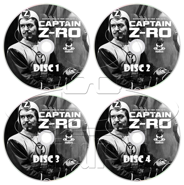 Captain Z-Ro (1955) Sci-Fi (4 x DVD)