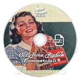 Collection of 117 Radio Commercials - Old Time Radio Collection (OTR) (mp3 CD)