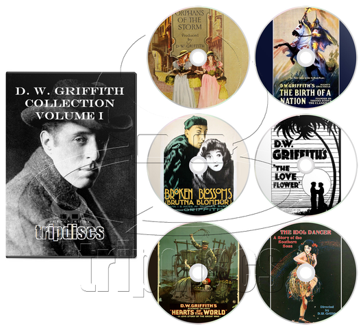 D. W. Griffith Collection Volume 1 (1915-1921) Drama, History, Romance, War, Silent (6 x DVD)